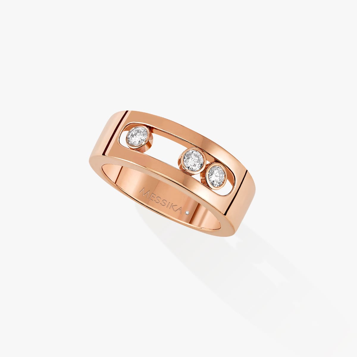 Ring For Her Pink Gold Diamond Move Joaillerie PM 04704-PG