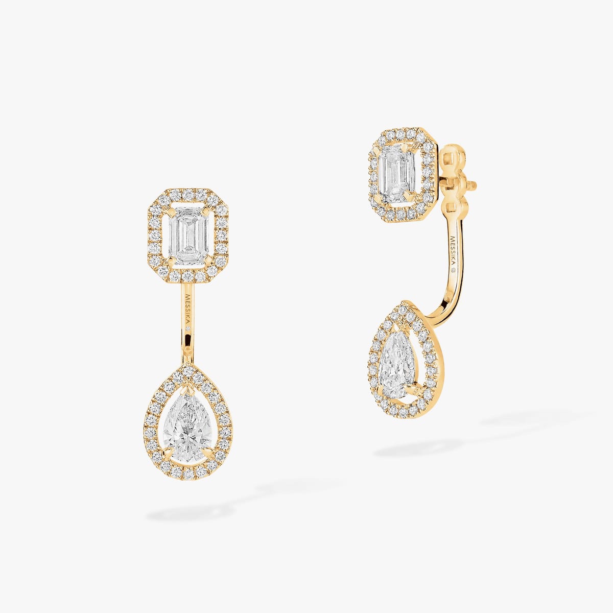 Earrings For Her Yellow Gold Diamond My Twin Toi & Moi 0,30ct x2 06505-YG