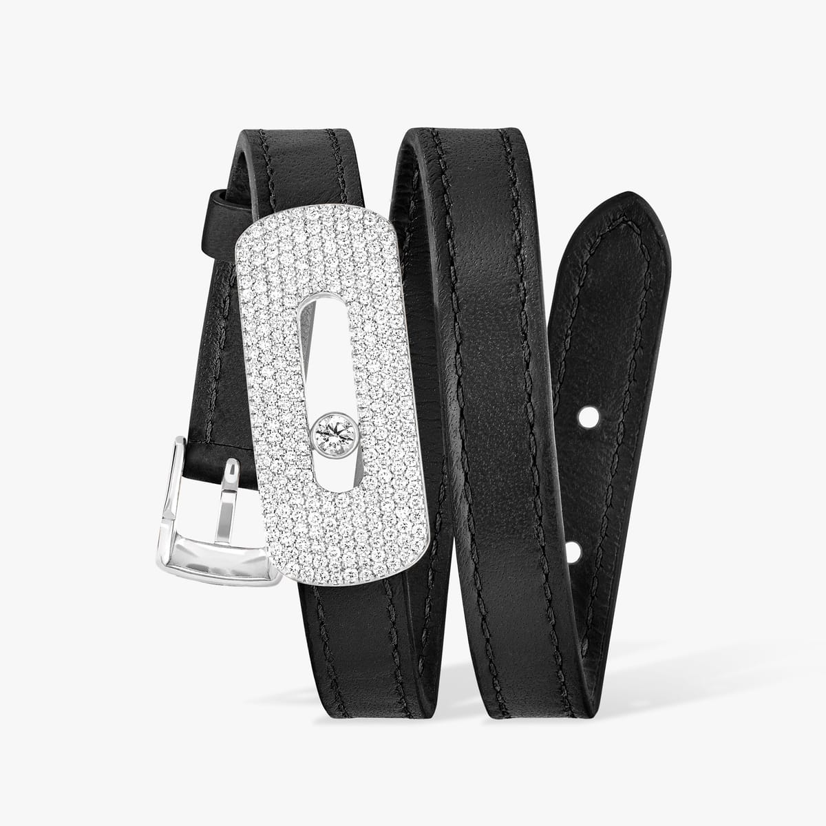 Bracelet For Her White Gold Diamond Bracelet My Move XXL Pavé 30005-WG