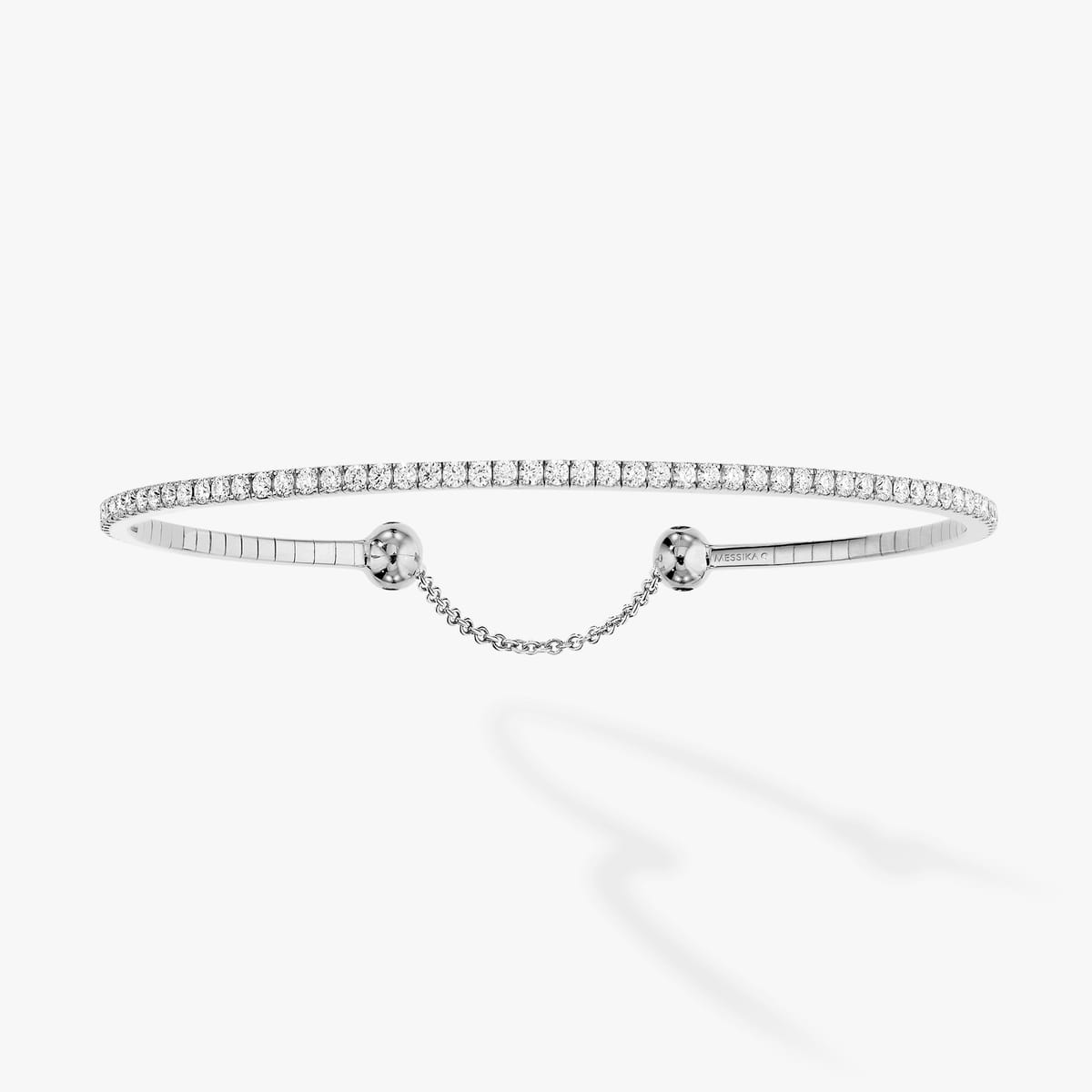 Bracelet For Her White Gold Diamond Skinny 1,6ct 04849-WG