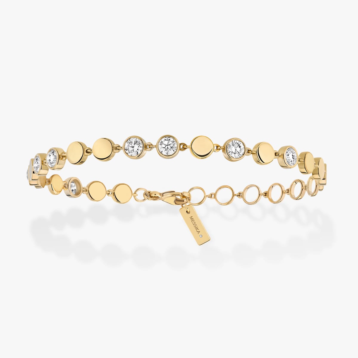 Bracelet For Her Yellow Gold Diamond D-Vibes MM 12484-YG