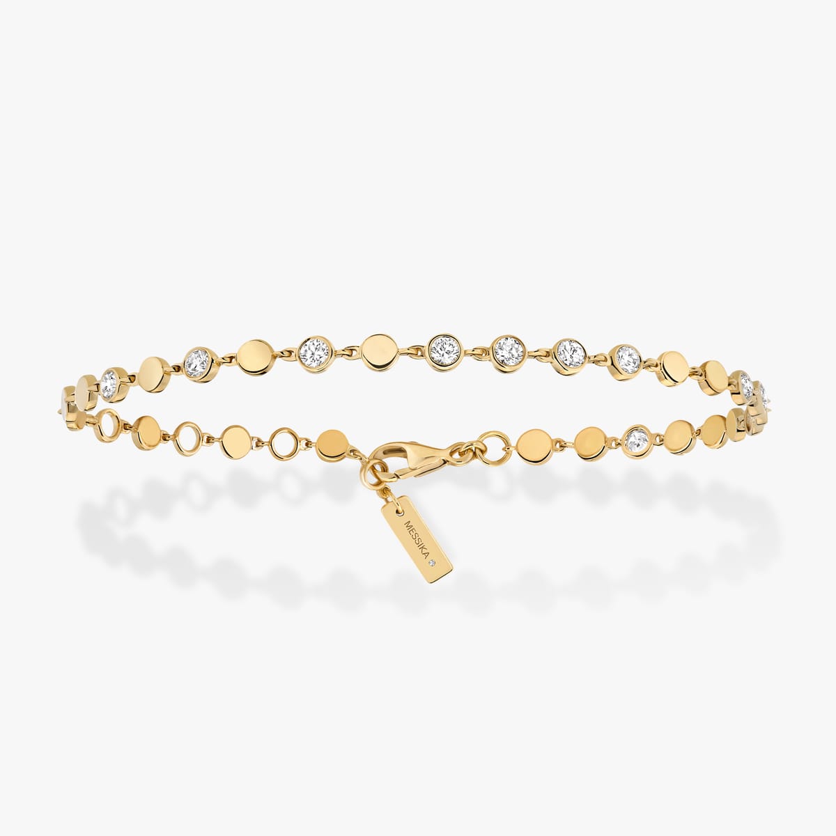 Bracelet Femme Or Jaune Diamant D-Vibes PM 12350-YG