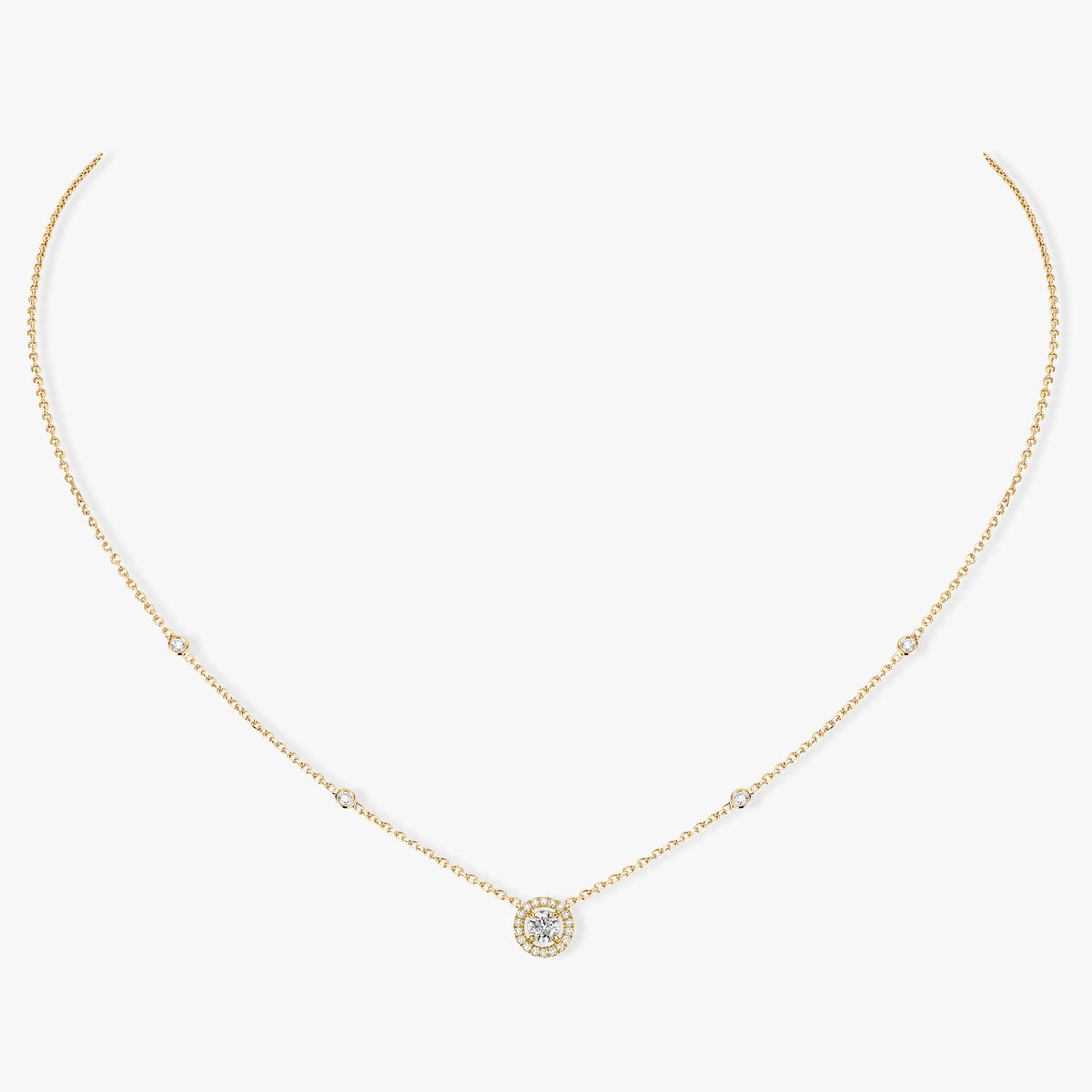 Collier Femme Or Jaune Diamant Joy 0,20ct 04281-YG