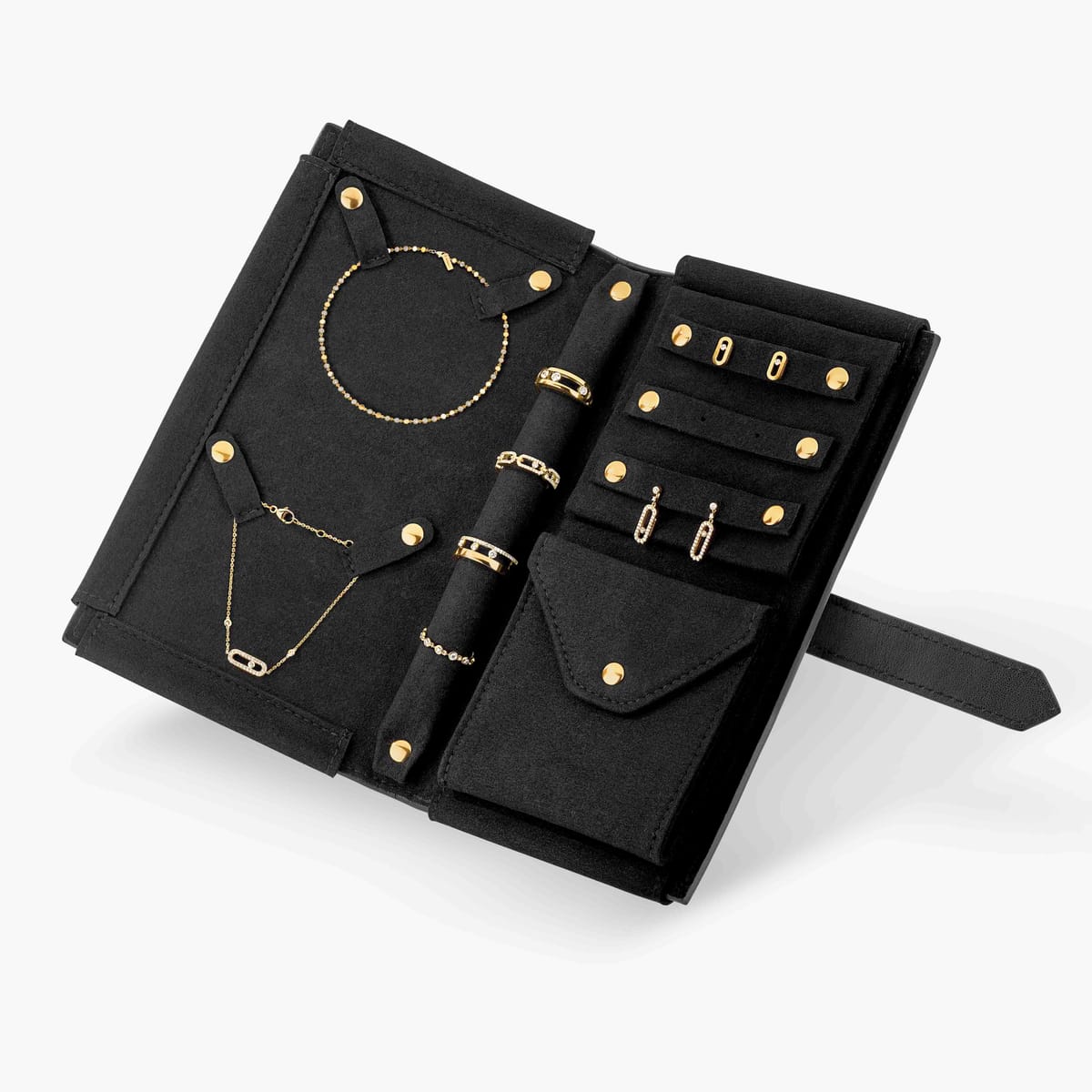 Accessories For Her Leather Pochette à Bijoux  M-0295