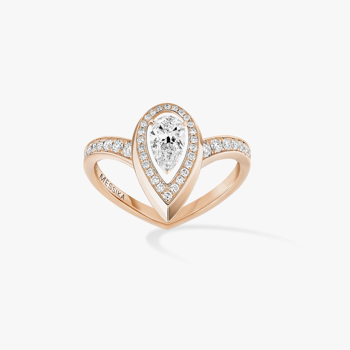 Bague Femme Or Rose Diamant Fiery 0,30ct 12331-PG