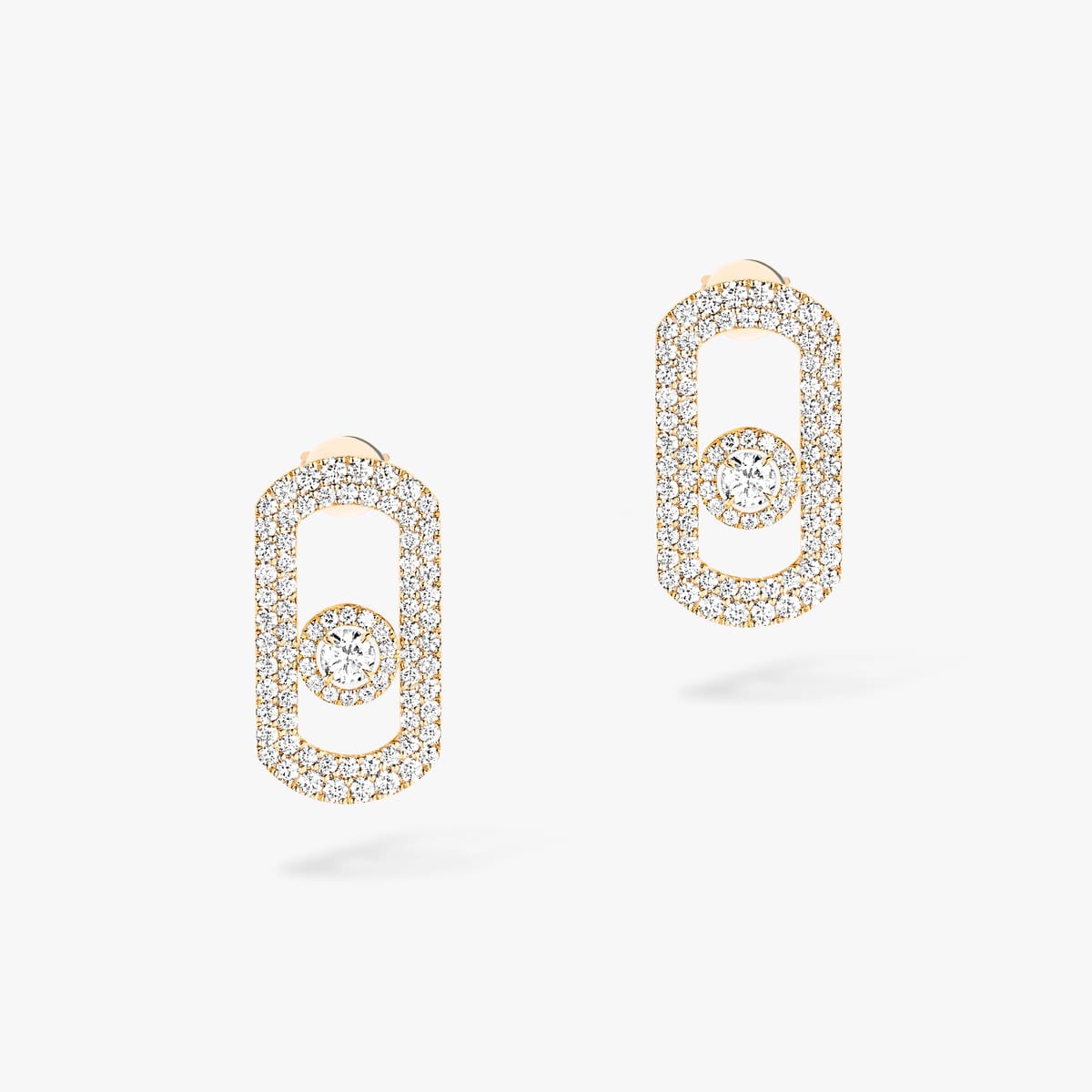 Earrings For Her Yellow Gold Diamond So Move Pavées 12931-YG