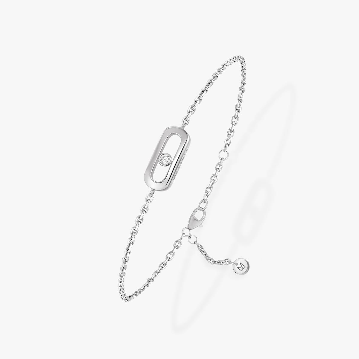 Bracelet For Her White Gold Diamond Bracelet enfant Messika Care(s) 12500-WG