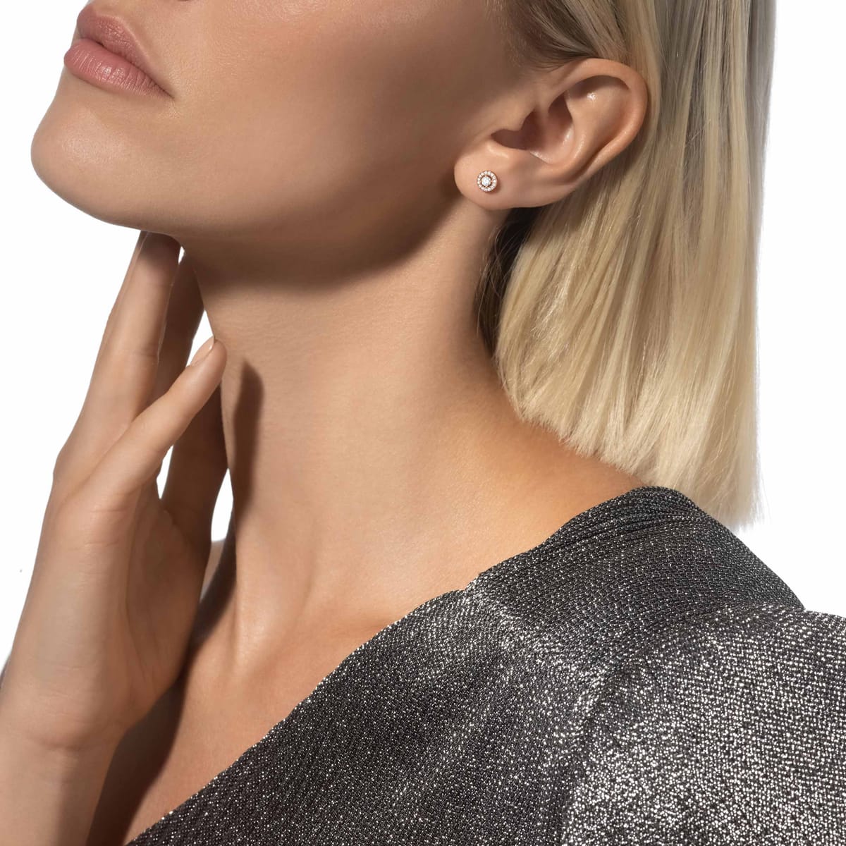 Boucles d'oreilles Femme Or Rose Diamant Boucles d'oreilles Joy 0,10ct 06991-PG