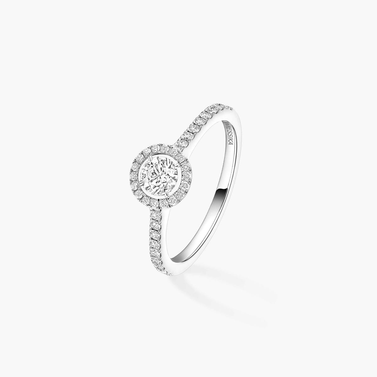 Bague Femme Or Blanc Diamant Bague Joy 0,25ct 14505-WG