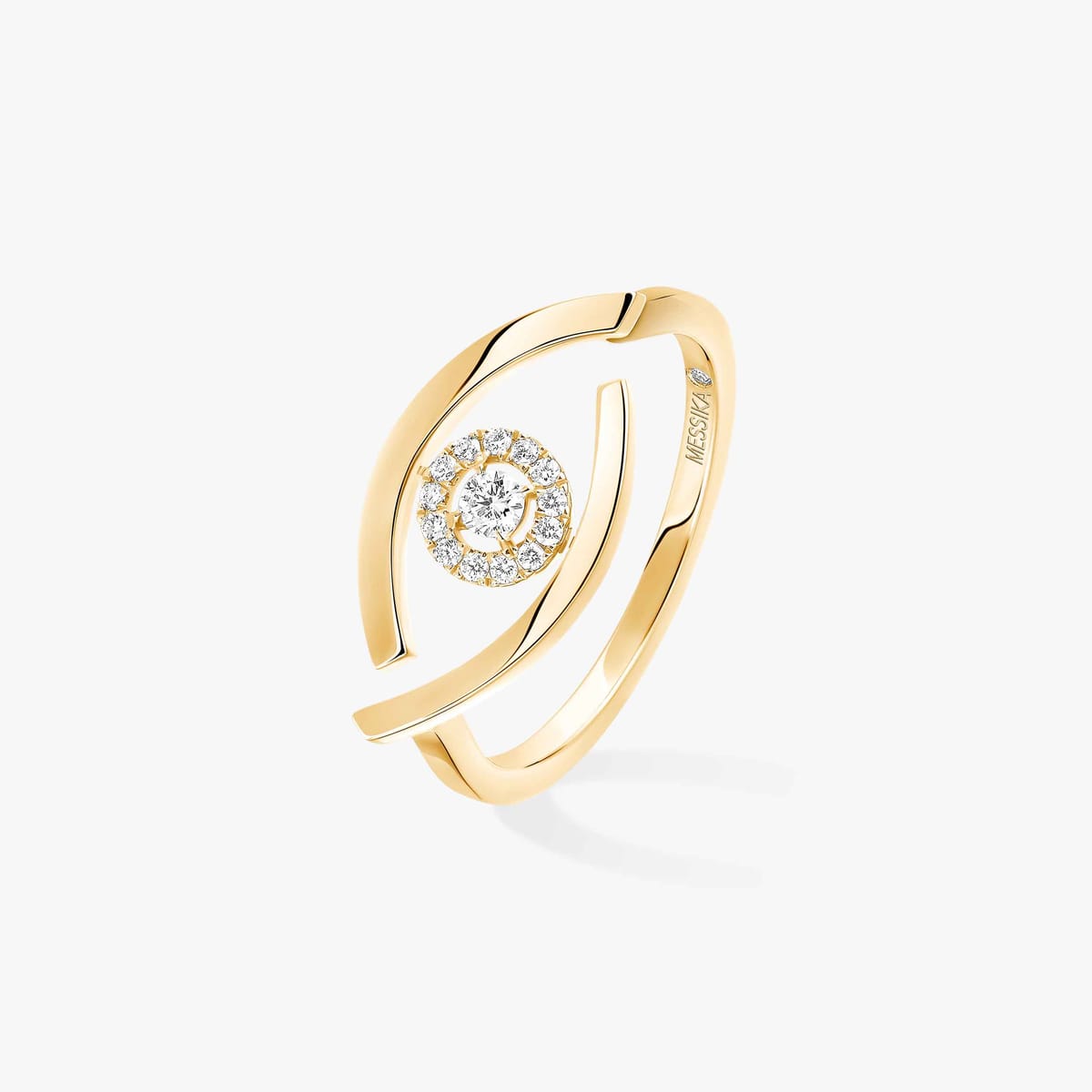 Bague Femme Or Jaune Diamant Lucky Eye 10036-YG