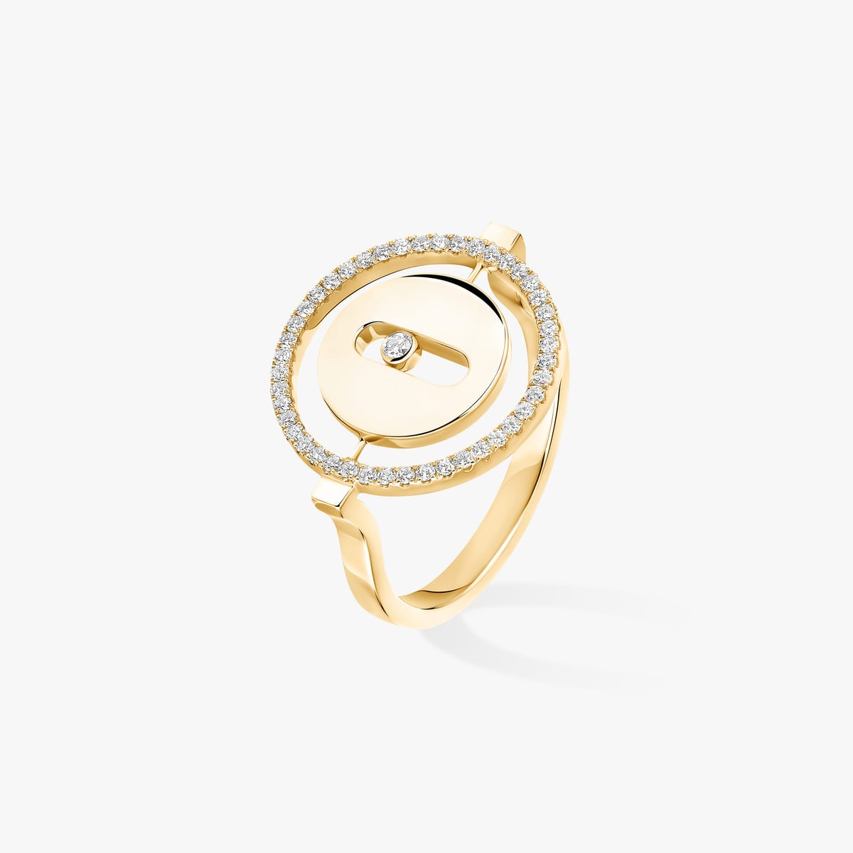 Bague Femme Or Jaune Diamant Bague Lucky Move PM 07470-YG