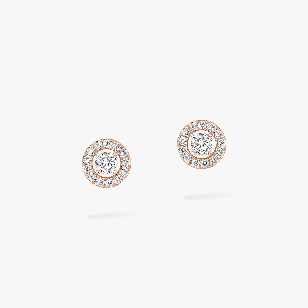 Boucles d'oreilles Femme Or Rose Diamant Joy XS 06954-PG