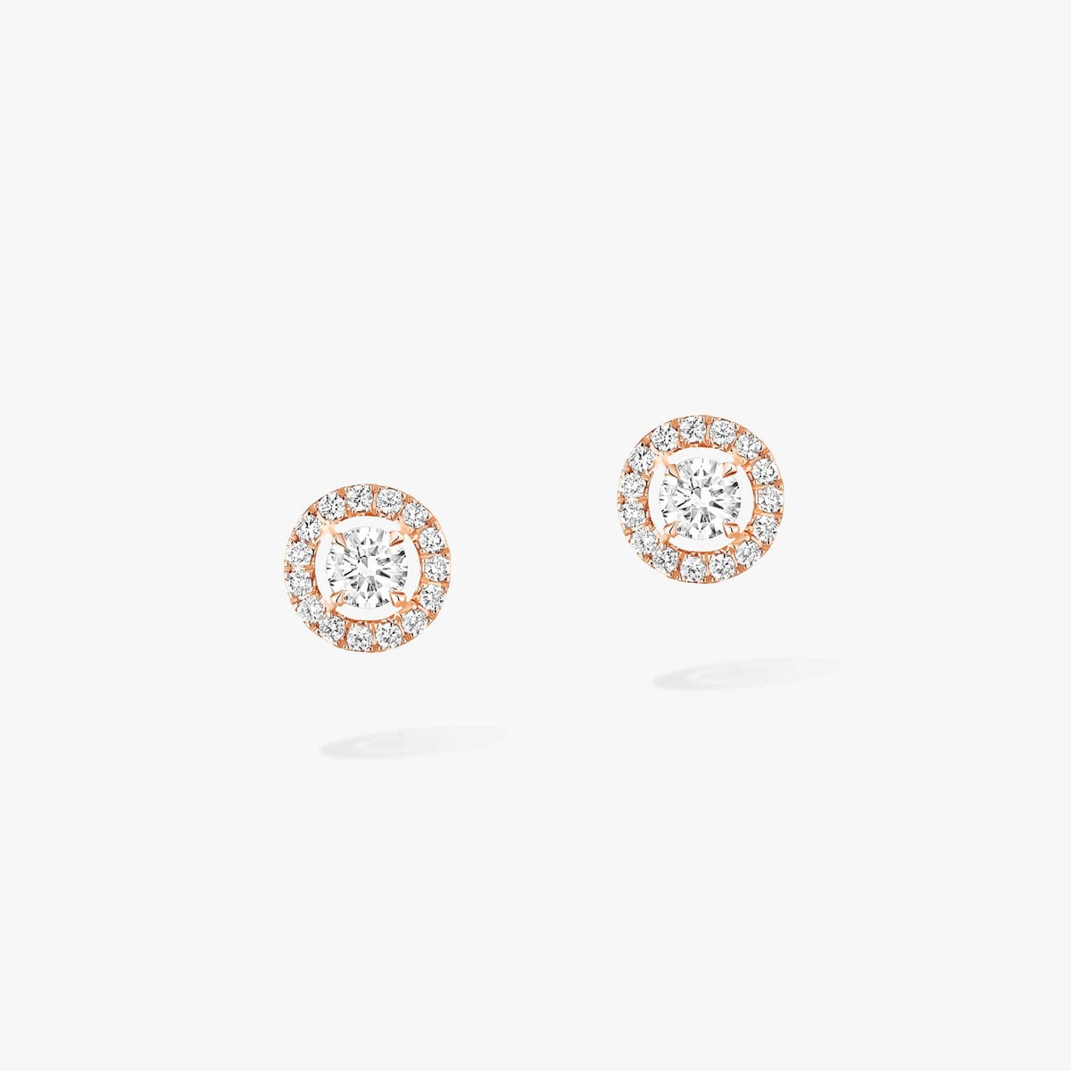 Boucles d'oreilles Femme Or Rose Diamant Boucles d'oreilles Joy 0,10ct 06991-PG