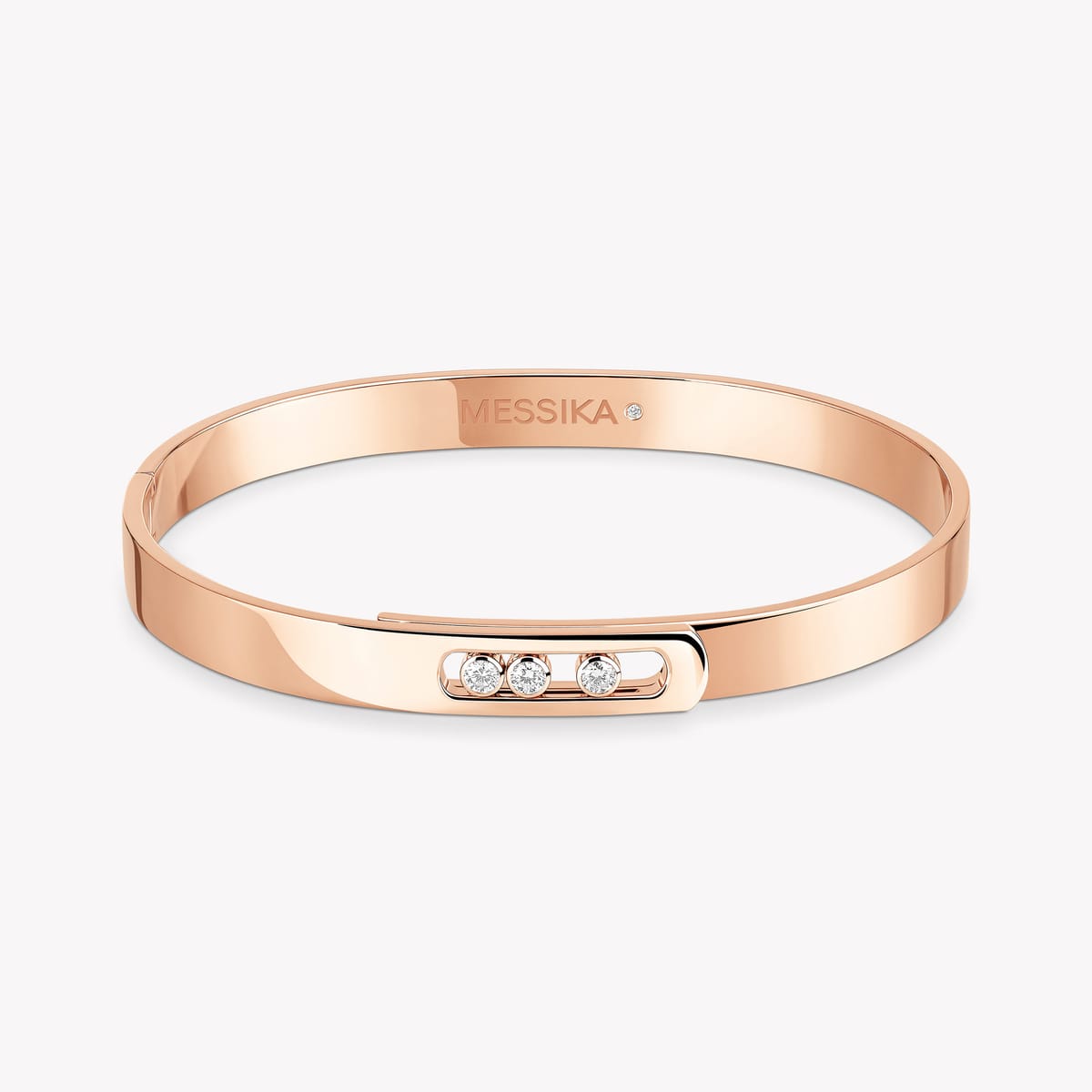 Bracelet Femme Or Rose Diamant Bangle Move Noa Grandes Tailles 13912-PG