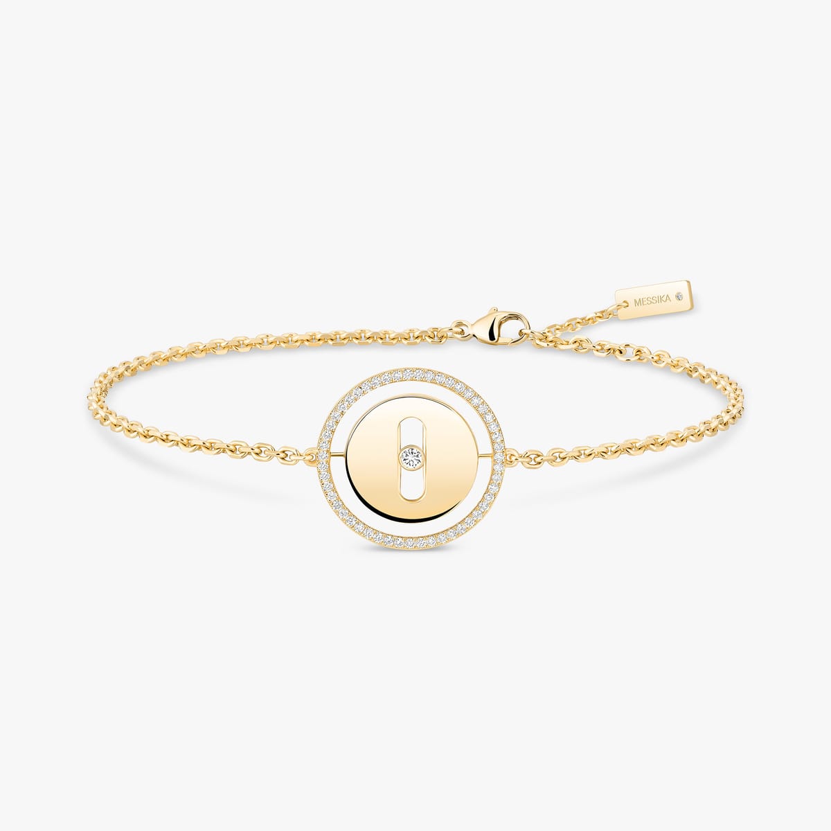 Bracelet Femme Or Jaune Diamant Bracelet Lucky Move PM 07540-YG