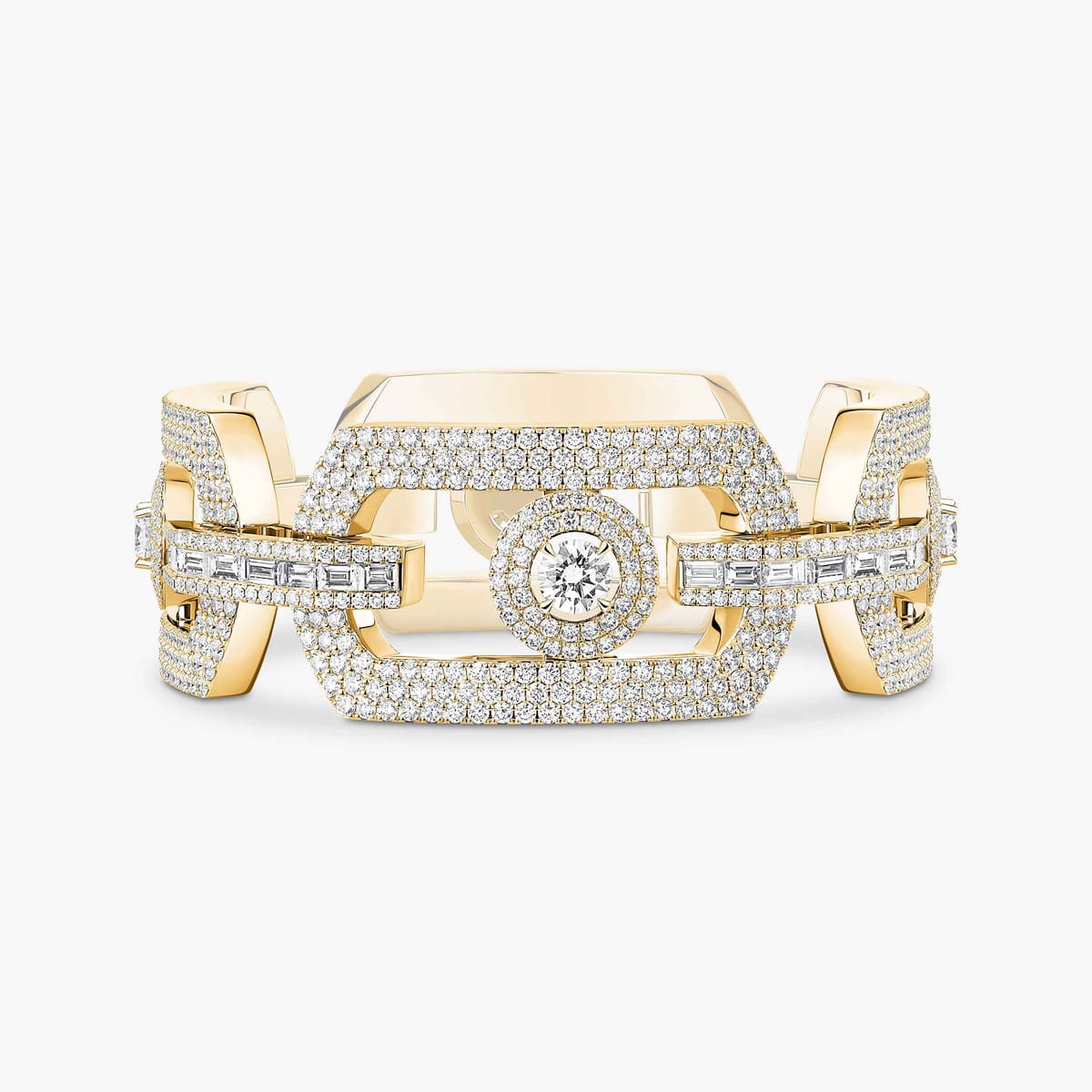 Bracelet Femme Or Jaune Diamant Bracelet pavé So Move Max 14302-YG