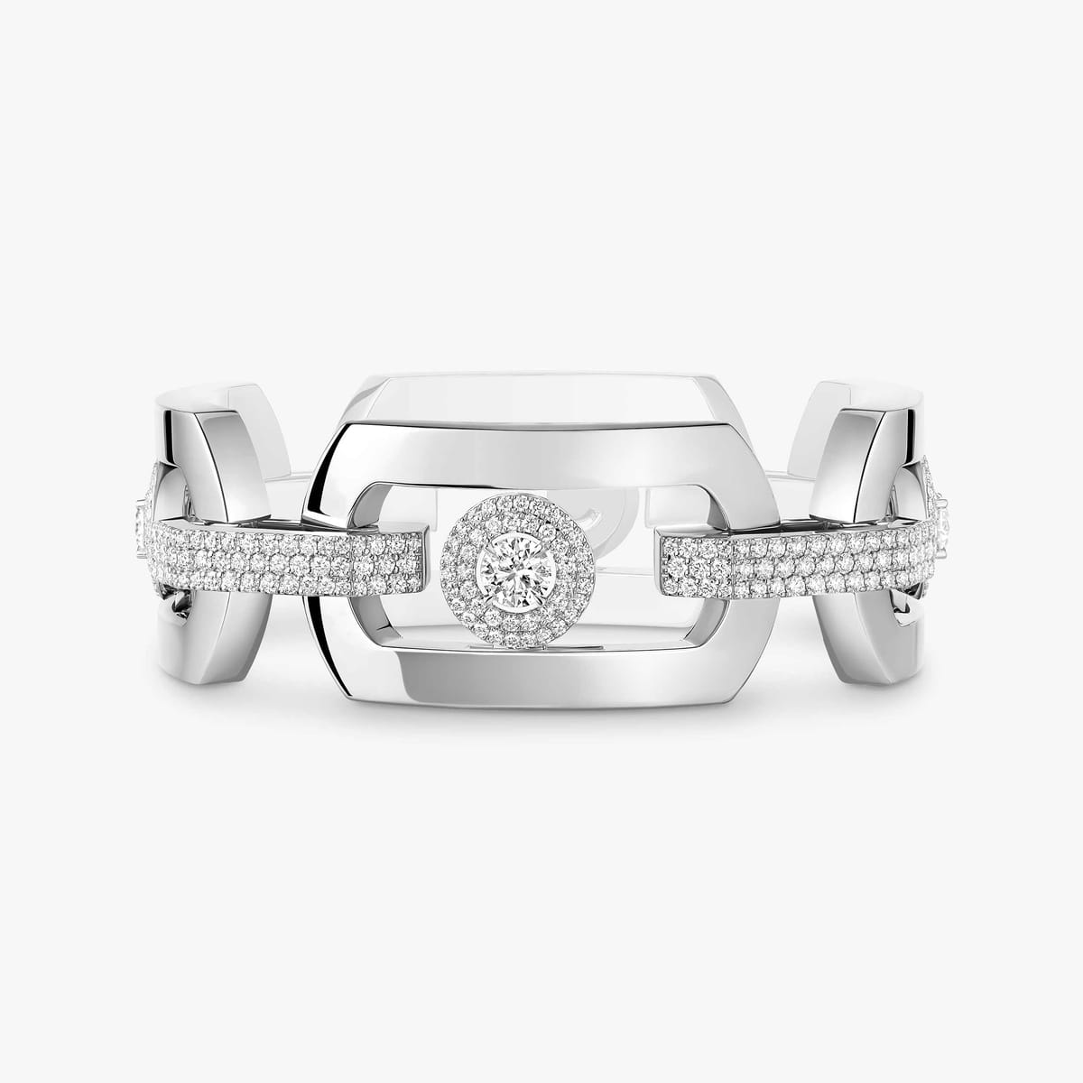 Bracelet Femme Or Blanc Diamant Bracelet So Move Max 14241-WG