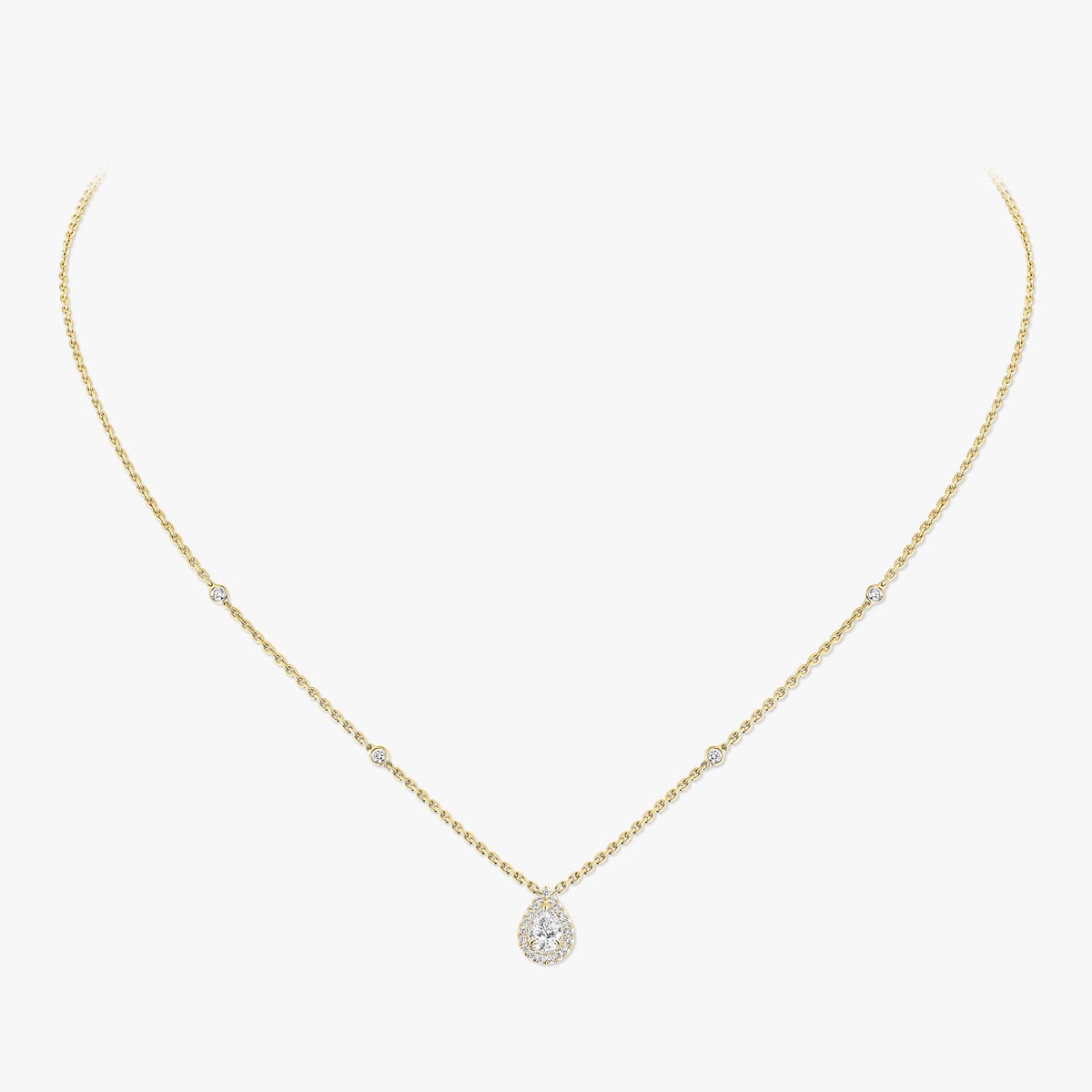 Collier Femme Or Jaune Diamant Collier Joy 0,25ct 05224-YG