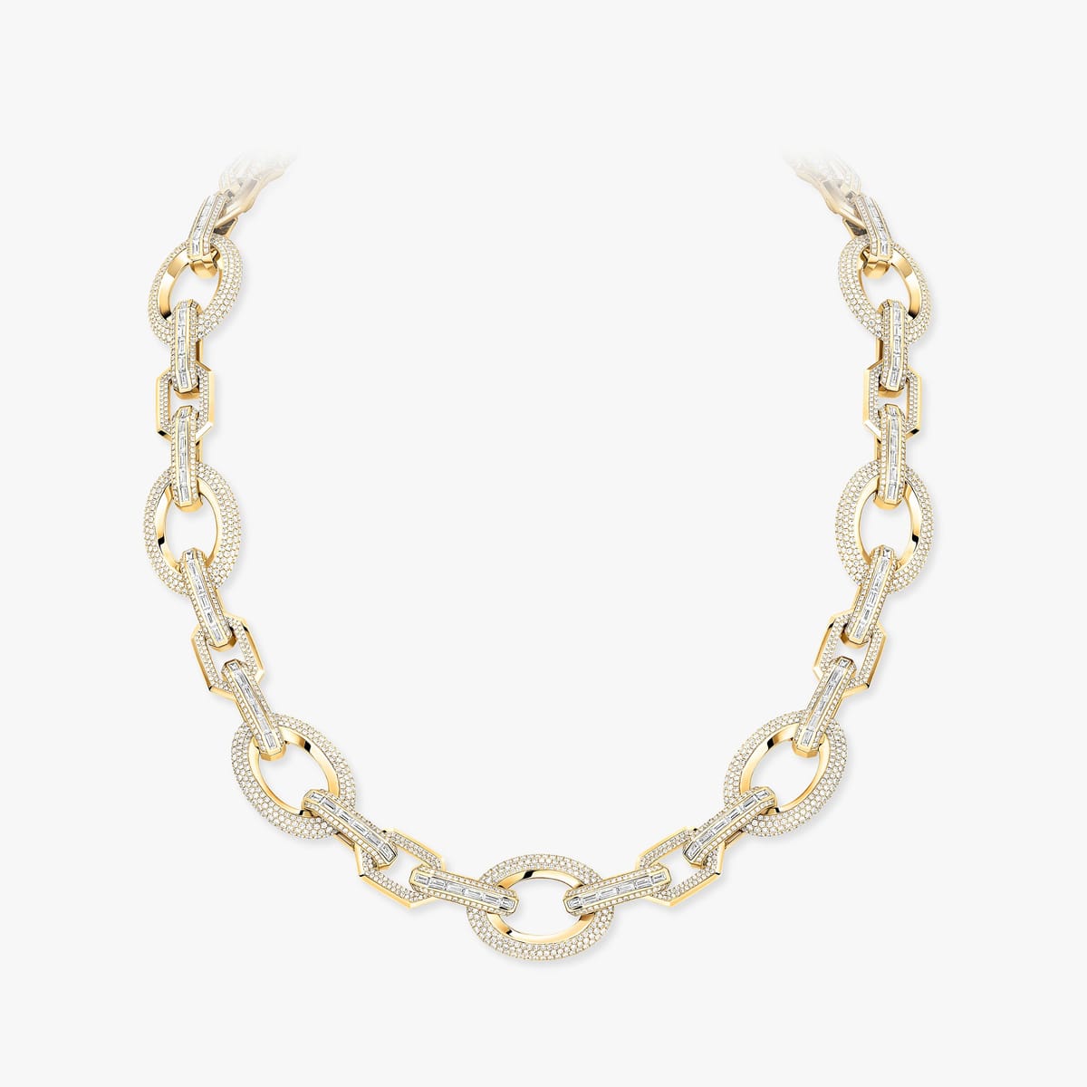Collier Femme Or Jaune Diamant Collier Groove 14064-YG