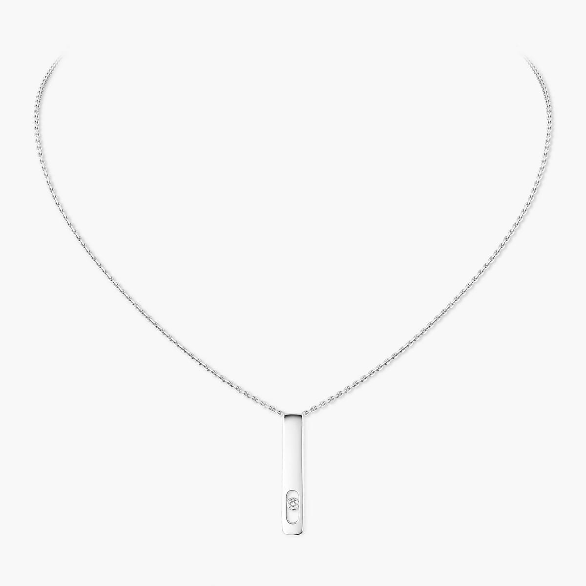 Collier Femme Or Blanc Diamant Collier My First Diamond 07498-WG