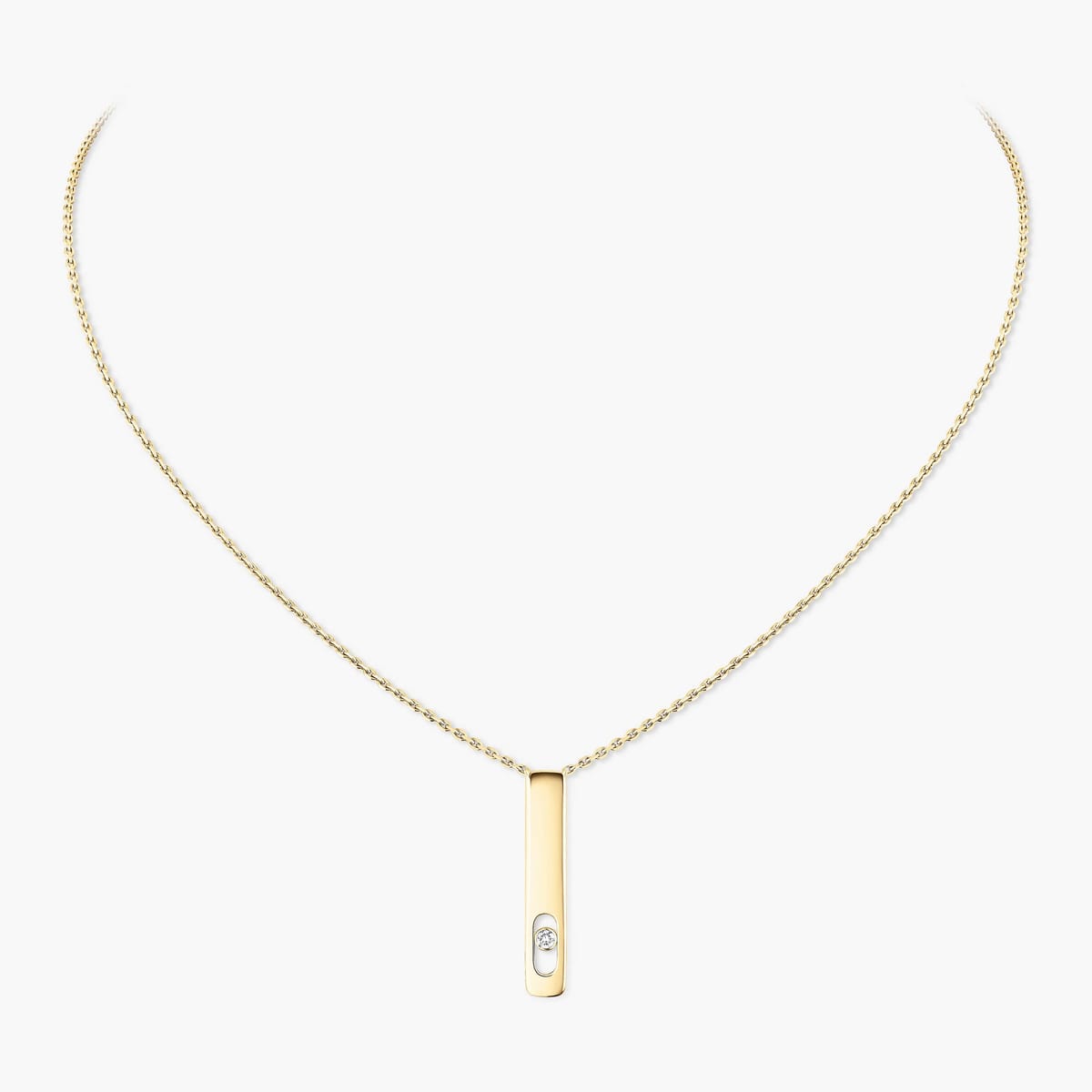 Collier Femme Or Jaune Diamant Collier My First Diamond 07498-YG