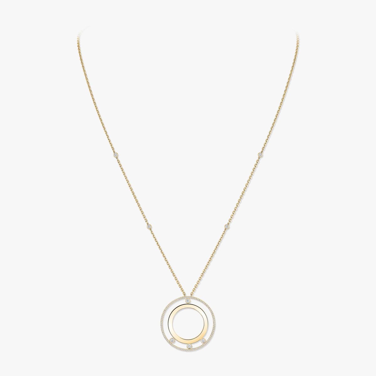 Collier Femme Or Jaune Diamant Collier long Move Romane 11169-YG