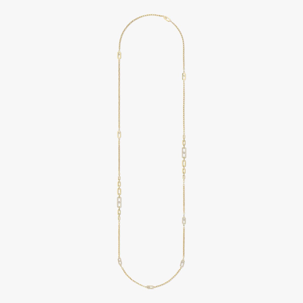 Collier Femme Or Jaune Diamant Sautoir Move Uno  07170-YG