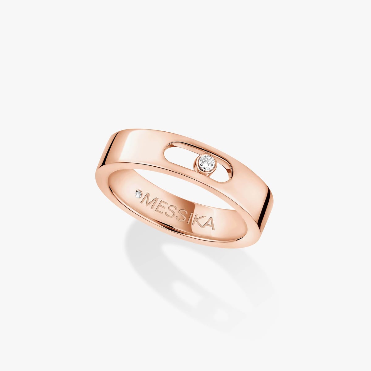 Ring For Her Pink Gold Diamond Alliance Move Joaillerie 13553-PG