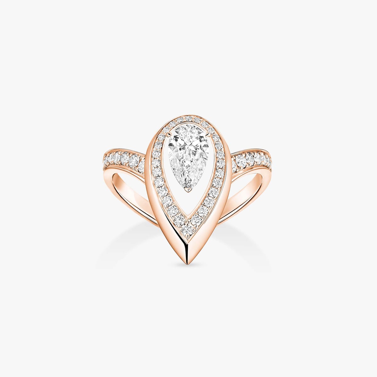 Bague Femme Or Rose Diamant Fiery 0,50ct 14115-PG