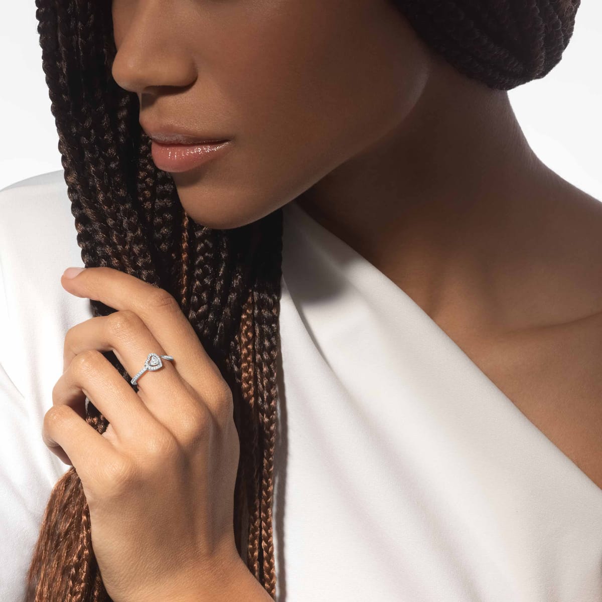 Ring For Her White Gold Diamond Joy 0,15ct 11438-WG