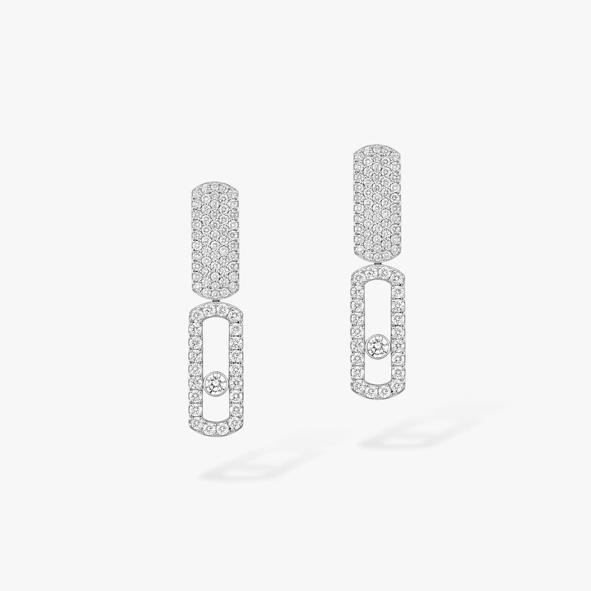 Earrings For Her White Gold Diamond Imperial Move GM 13754-WG