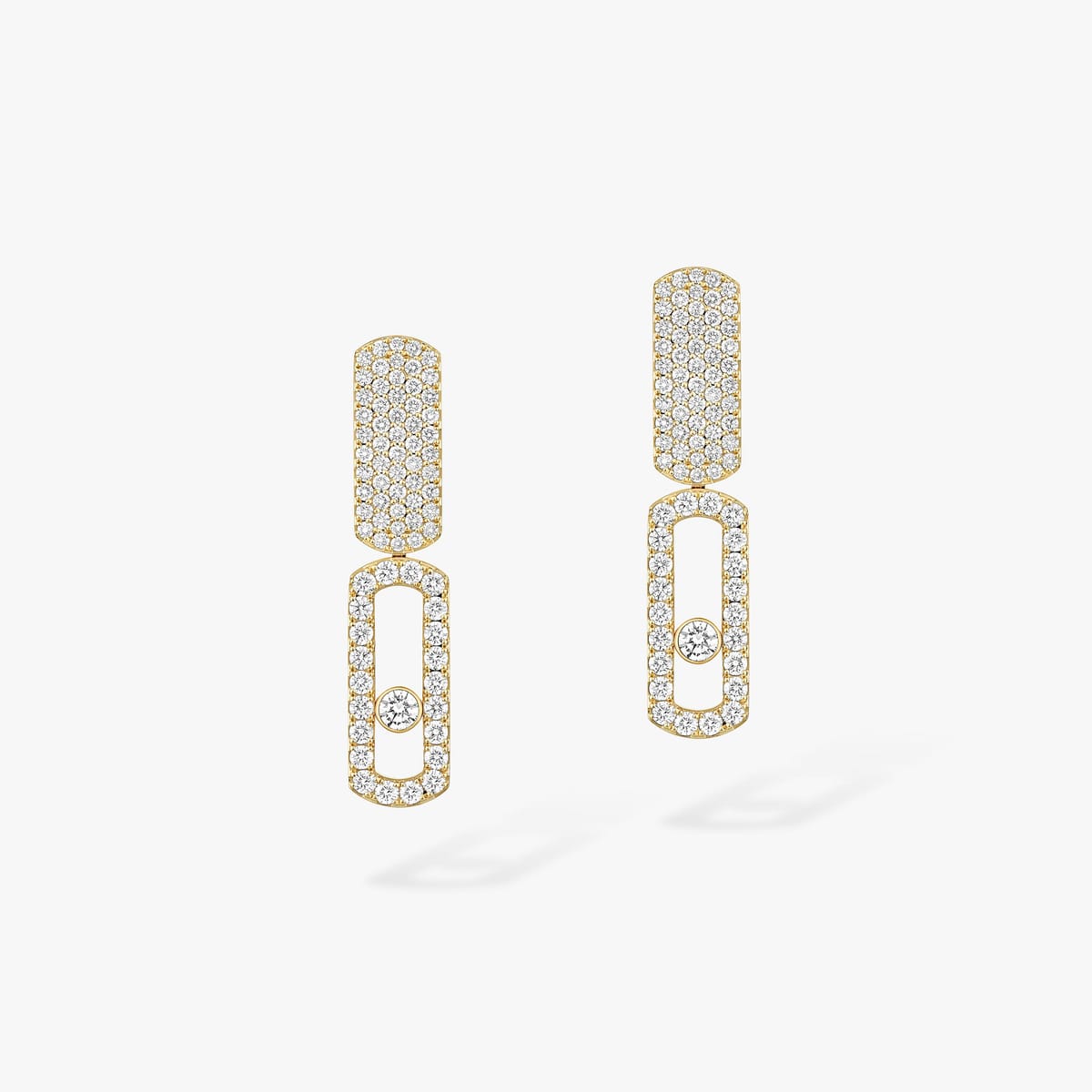 Earrings For Her Yellow Gold Diamond Imperial Move GM 13754-YG
