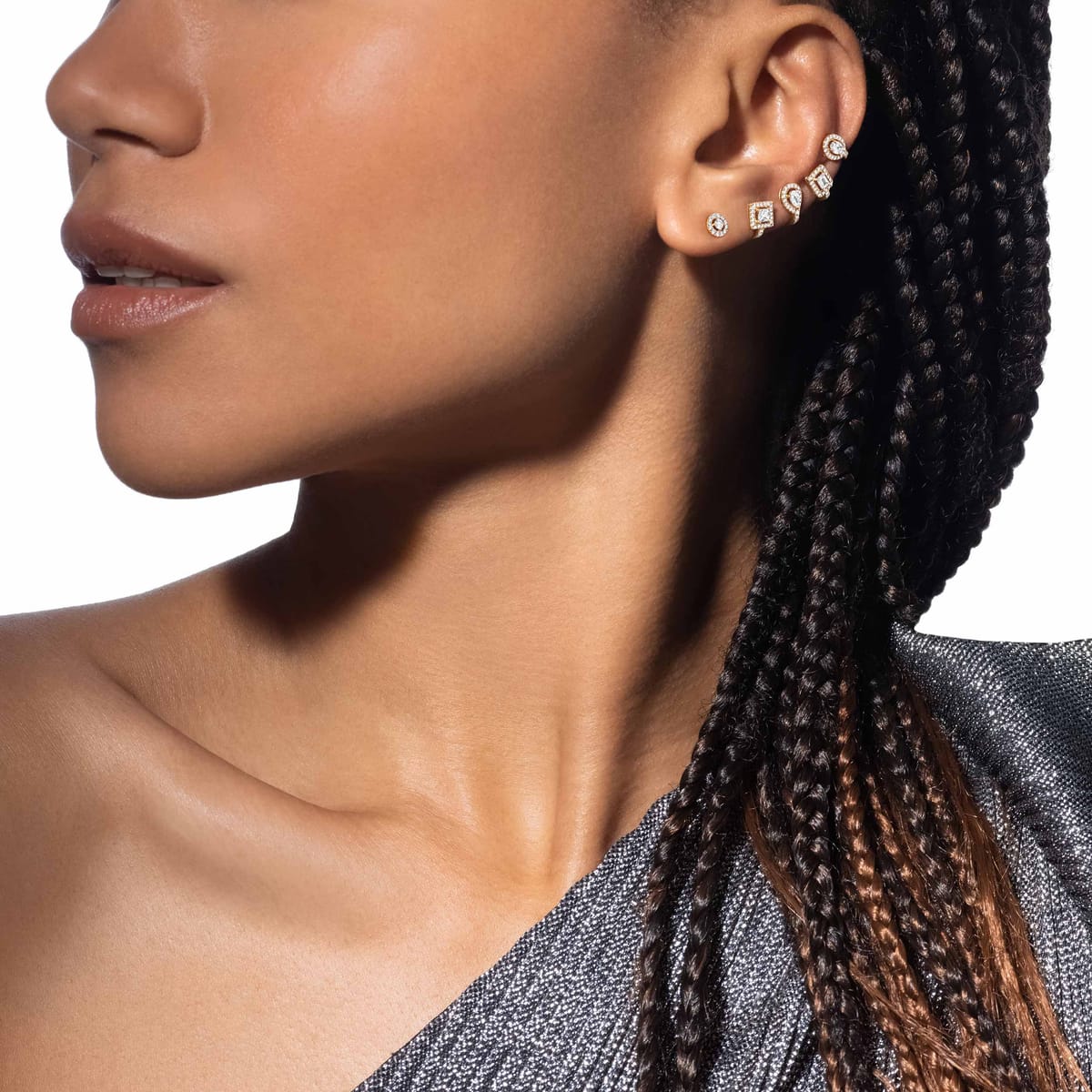 Earrings For Her Yellow Gold Diamond My Twin Multiformes 06158-YG