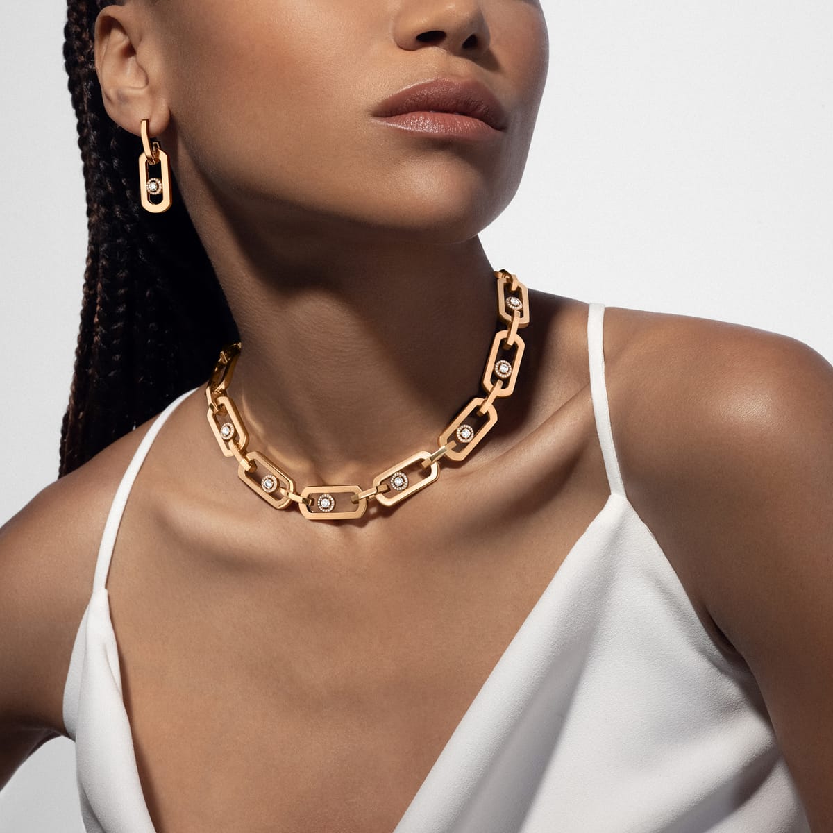 Earrings For Her Yellow Gold Diamond Pendantes So Move XL 13132-YG