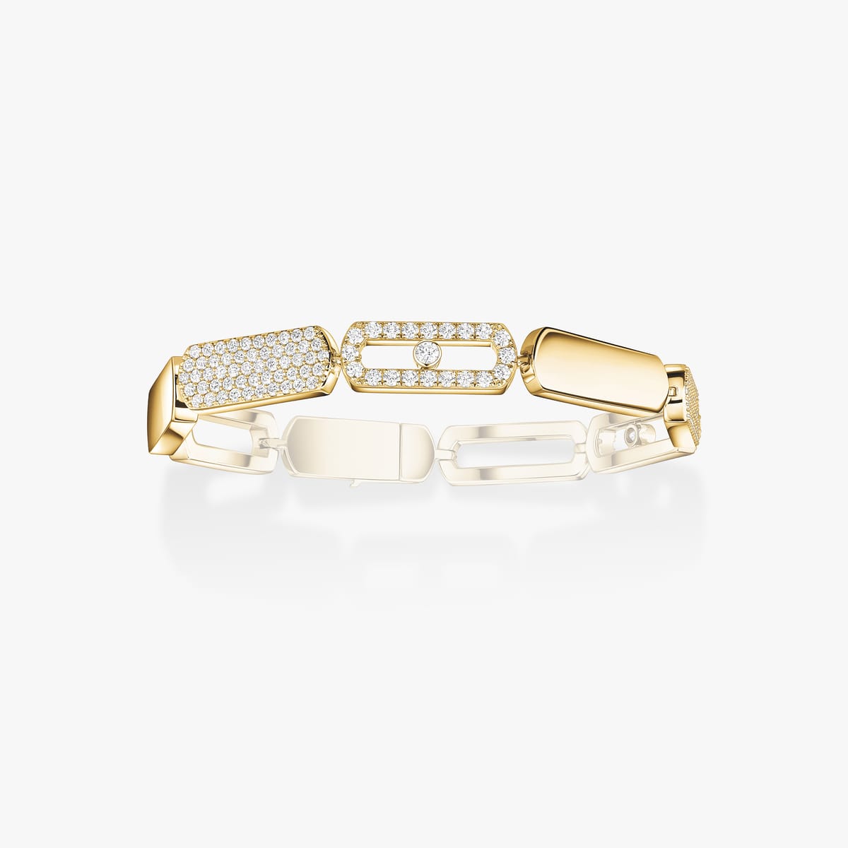 Bracelet For Her Yellow Gold Diamond Imperial Move GM 13790-YG