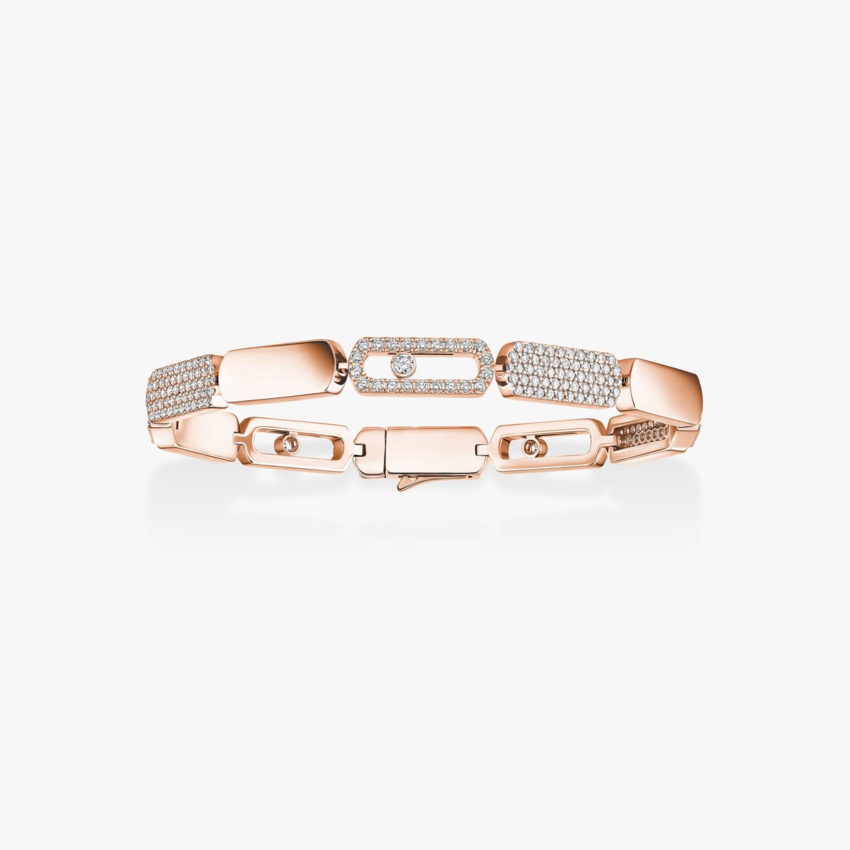 Bracelet For Her Pink Gold Diamond Imperial Move PM 13911-PG