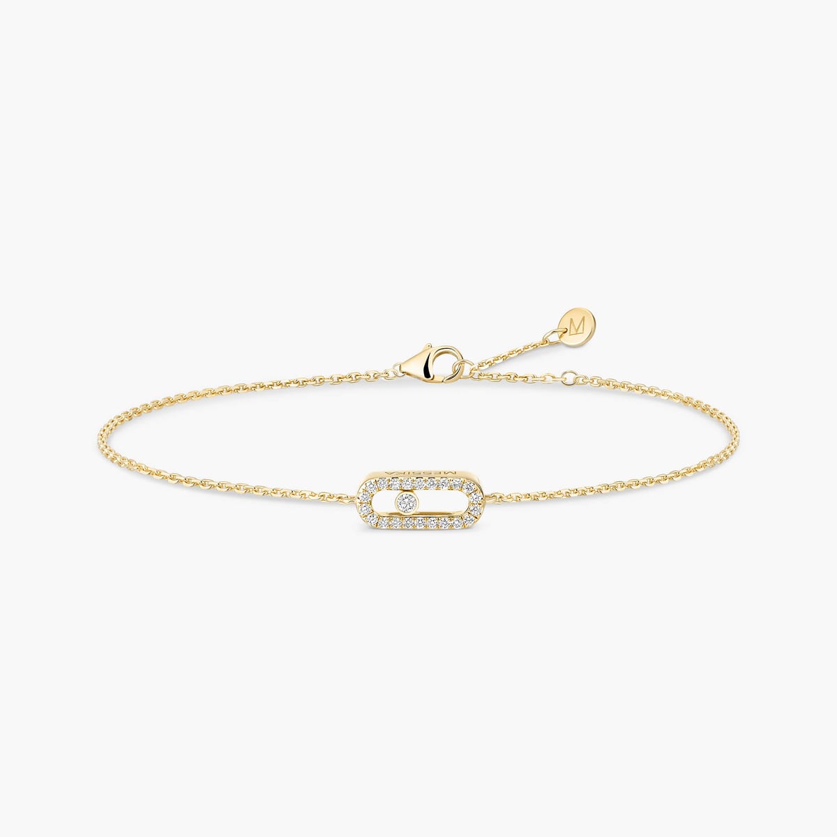 Bracelet Femme Or Jaune Diamant Messika CARE(S) Pavé 12075-YG