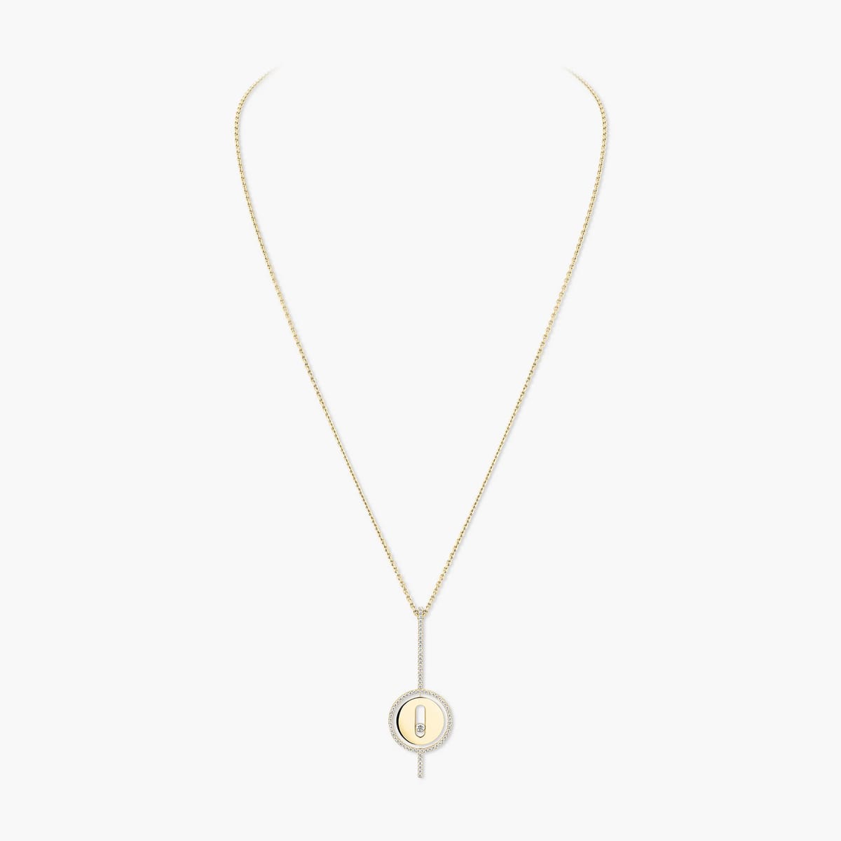 Collier Femme Or Jaune Diamant Lucky Move Arrow 10113-YG