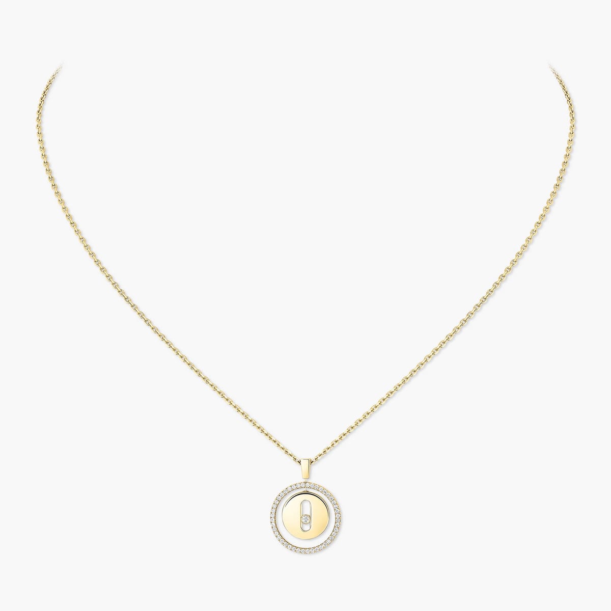Collier Femme Or Jaune Diamant Lucky Move PM 07396-YG
