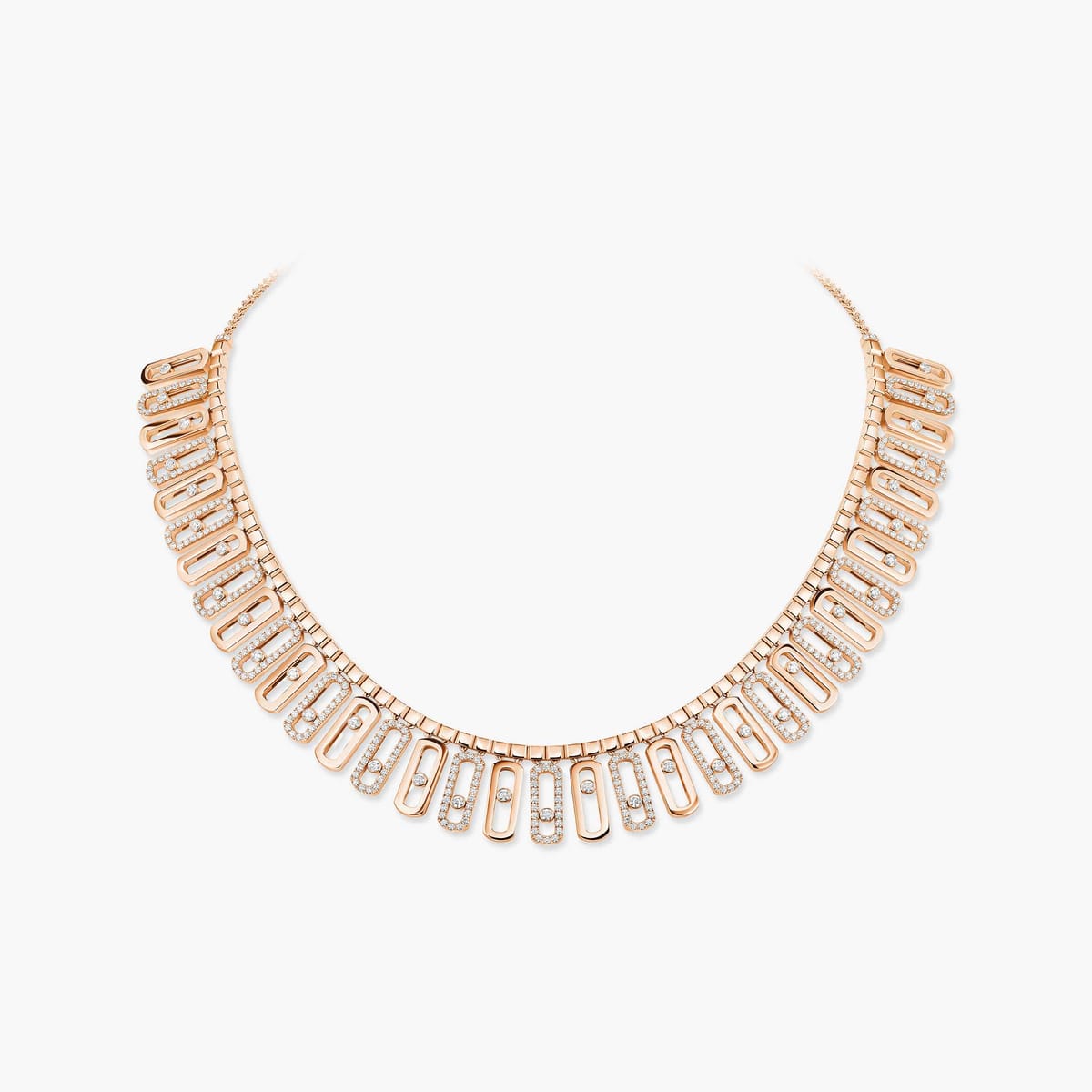 Collier Femme Or Rose Diamant Move Iconica 12558-PG