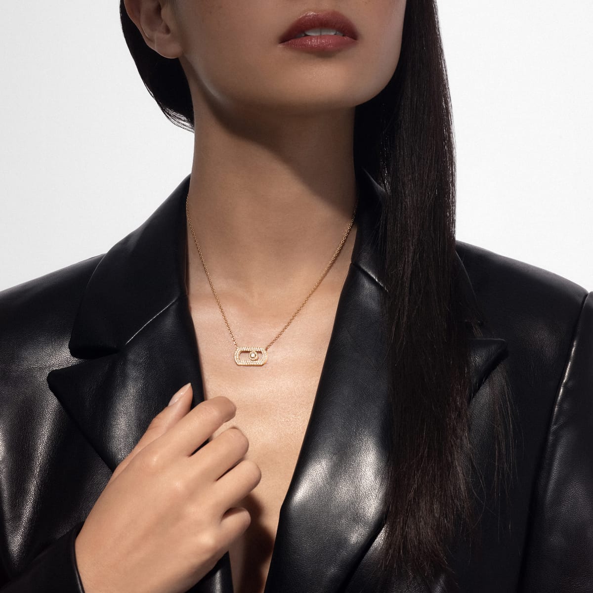 Collier Femme Or Jaune Diamant Collier pavé So Move 12945-YG