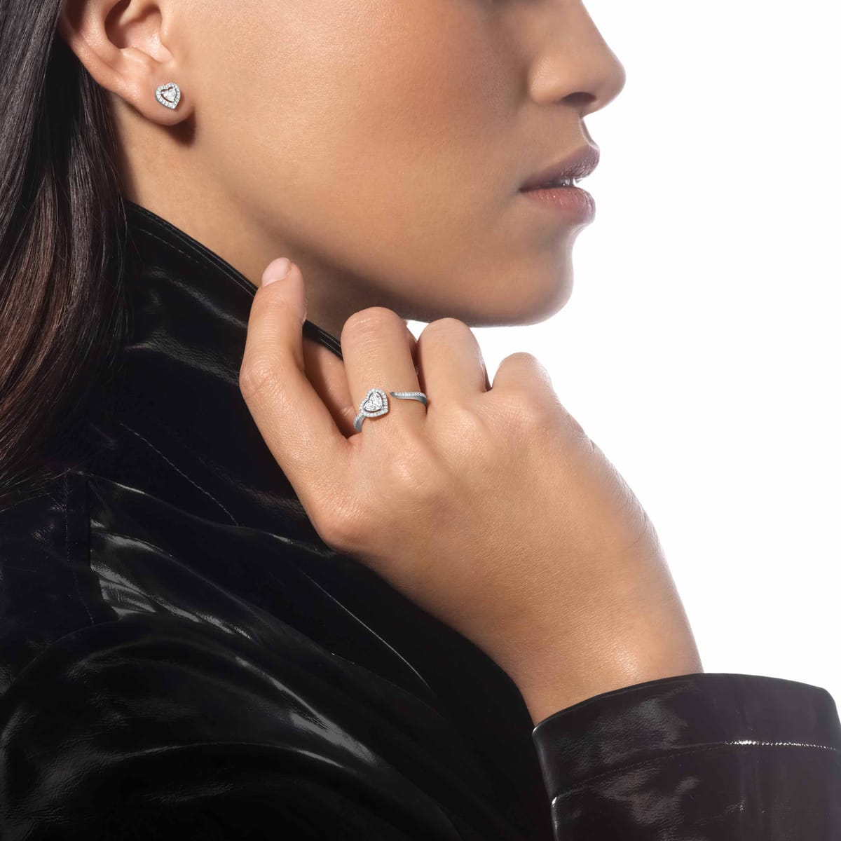 Boucles d'oreilles Femme Or Blanc Diamant Joy 0,15ct 11562-WG